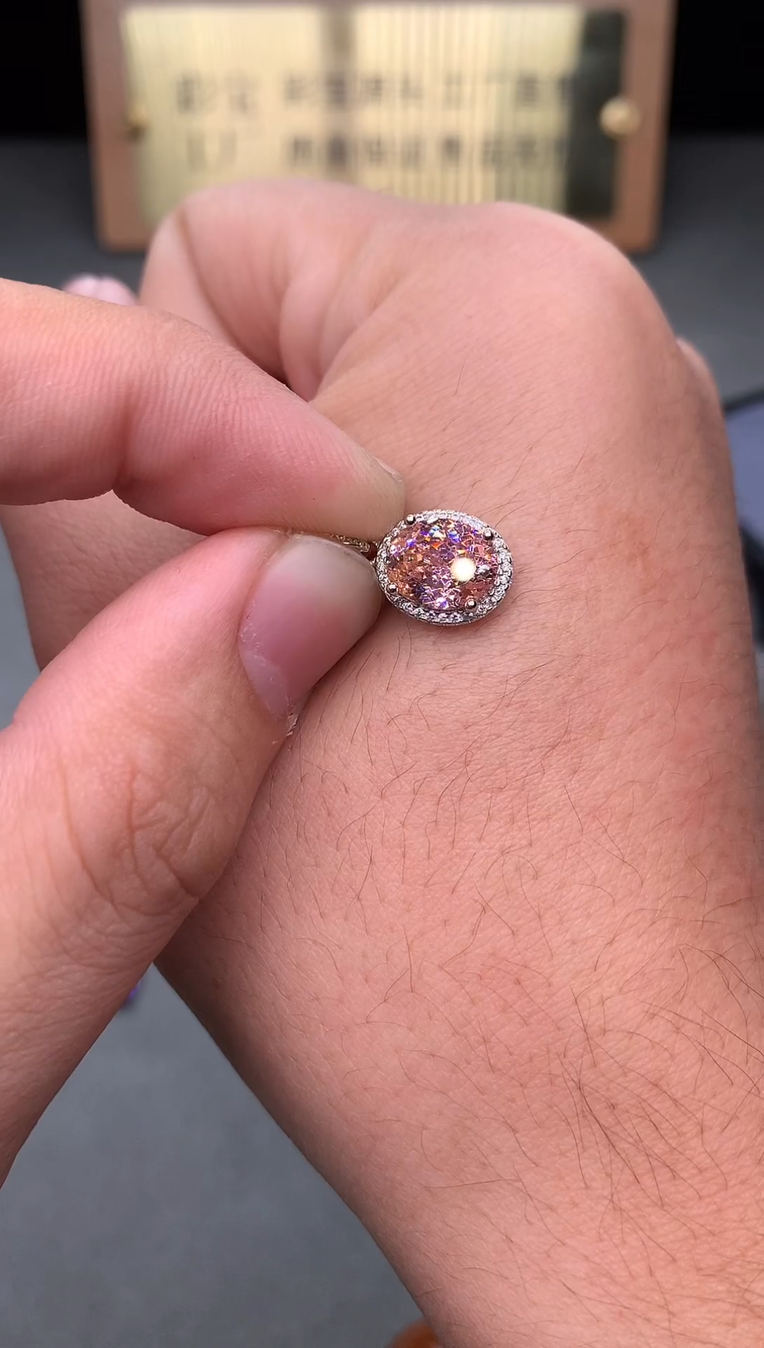 颈饰银S925镶嵌双色碧玺3333