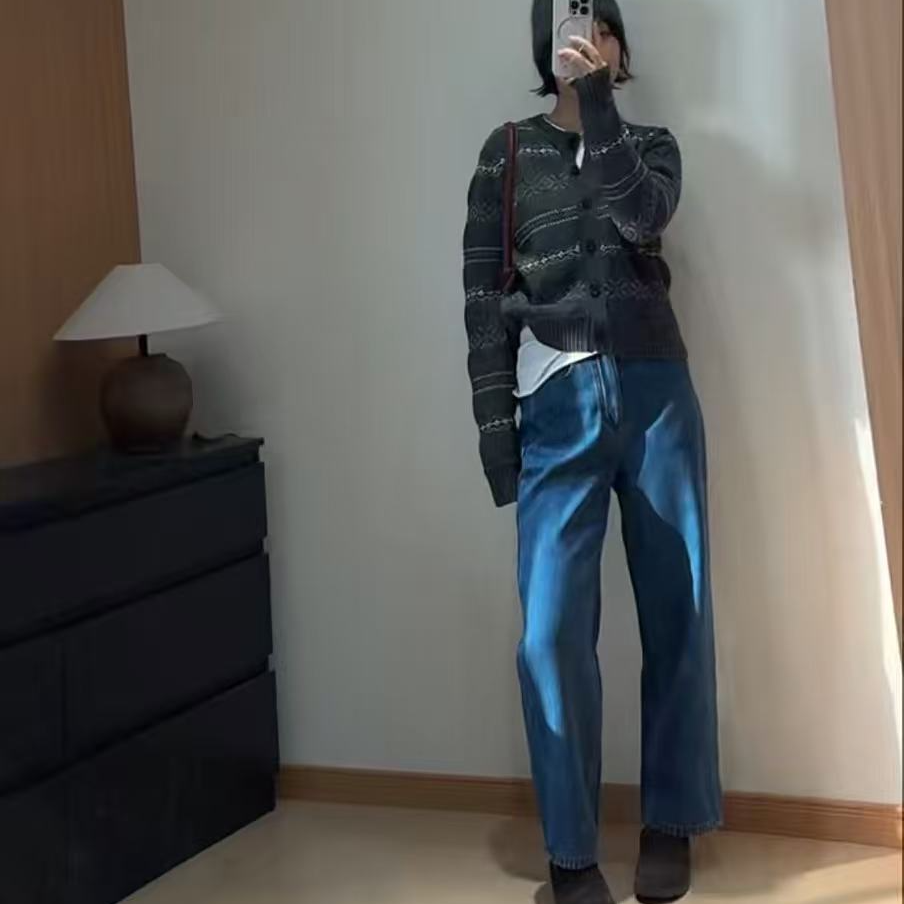 HEAN “消失的胯宽” 小个子梨型遮胯显瘦 无忧穿搭 加厚绒无弹仔裤