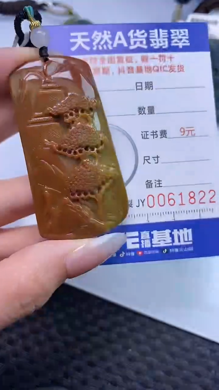 【闪购商品】翡翠颈饰未镶嵌A货翡翠1822
