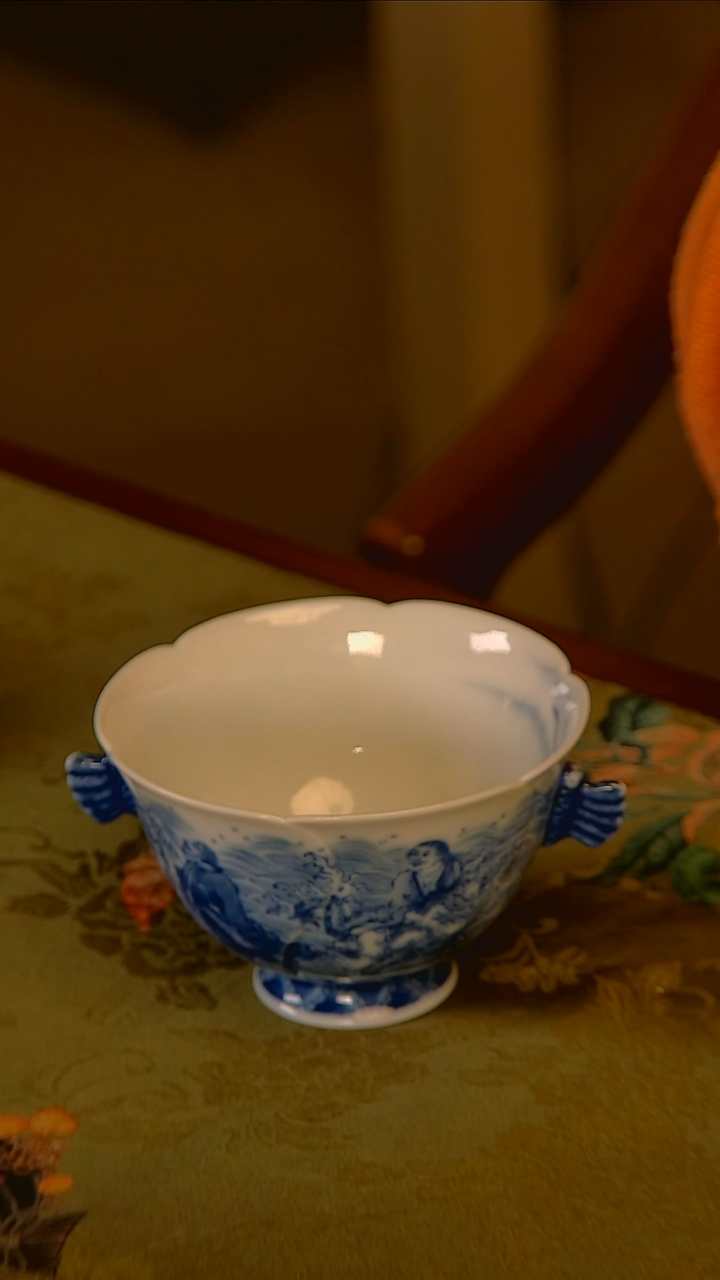 杯手工手绘杯杯很美丽