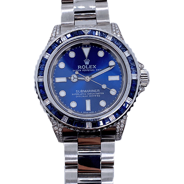 99新 Rolex/劳力士 老佛爷/劳力士14060后钻/自动机械/单表/40mm