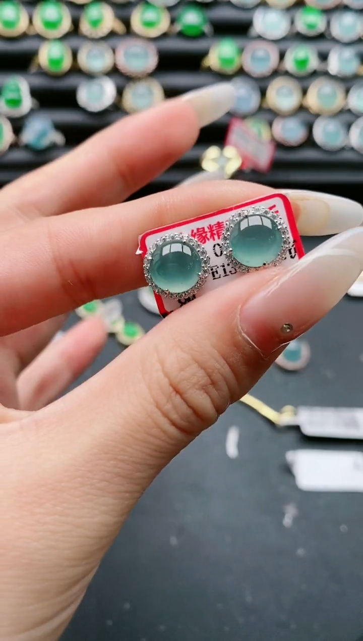 【闪购商品】翡翠戒指银S925镶嵌11111