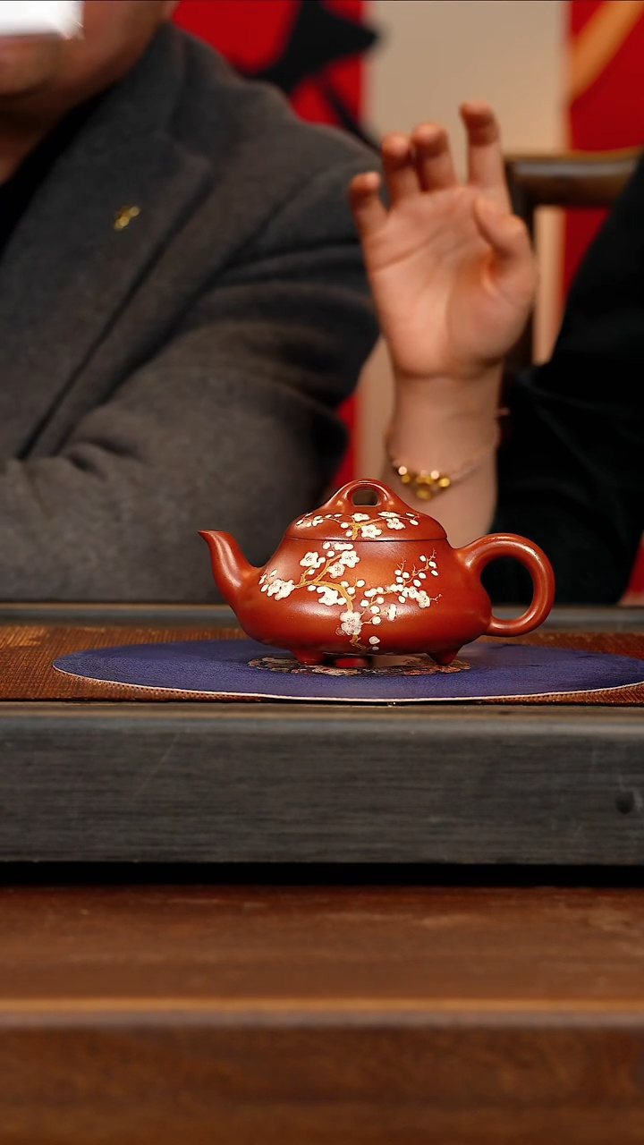 【闪购商品】紫砂茶壶CLQ 龙血砂 汉棠石瓢