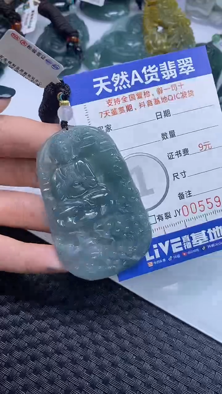 【闪购商品】翡翠颈饰未镶嵌A货翡翠5945