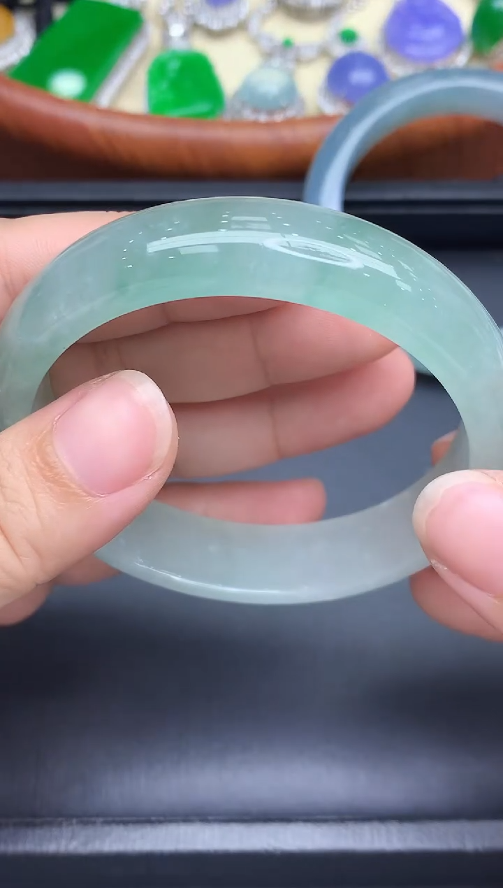 未镶嵌手镯翡翠725-中国好珍宝