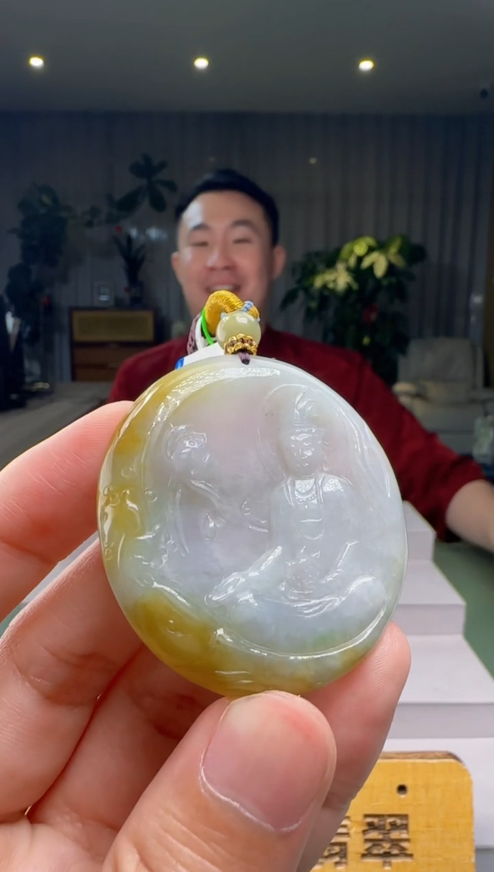 翡翠未镶嵌颈饰XM@@60B7J15409