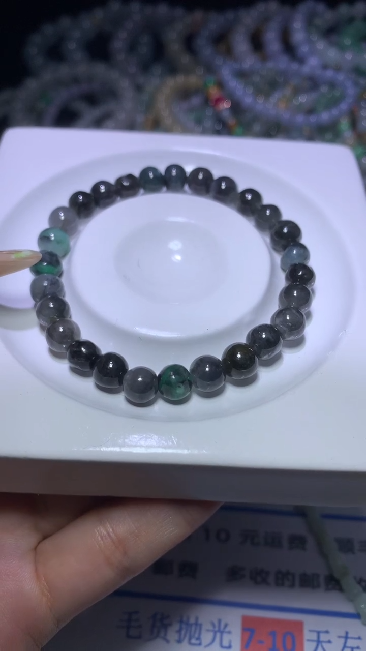 翡翠未镶嵌颈饰MXX018688