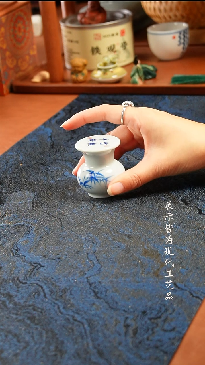 景德镇陶瓷葫芦盖置