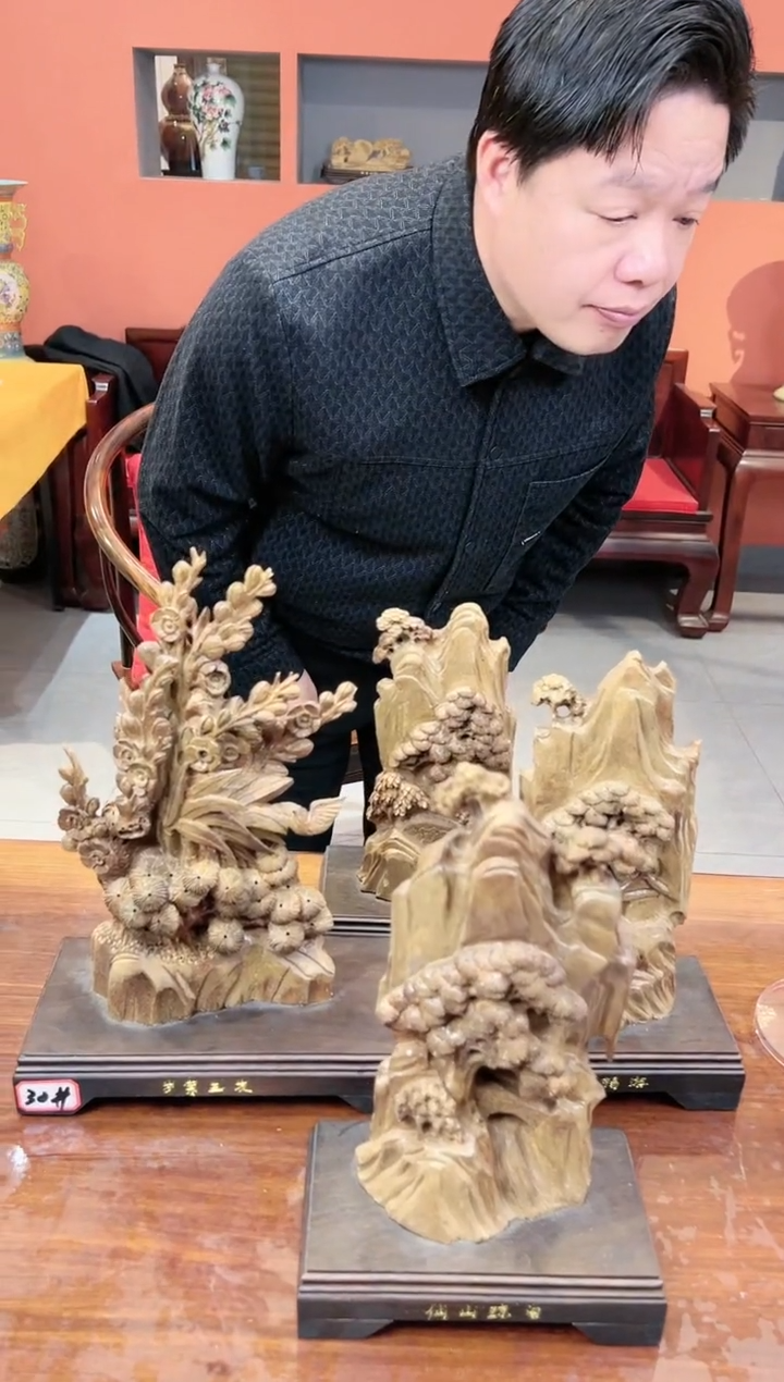 【闪购商品】香榧木木雕木质摆件多样性发货