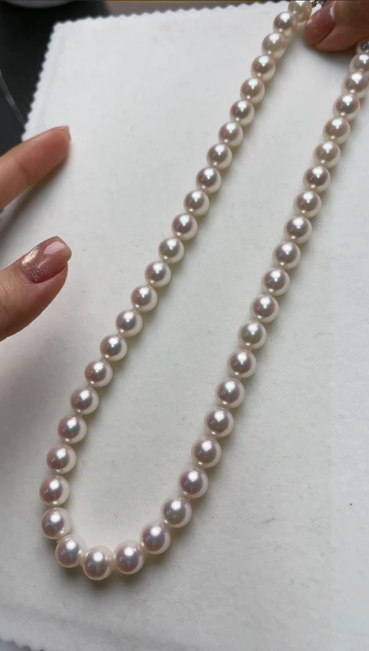 【闪购商品】海水珍珠项链银S925镶嵌th6332