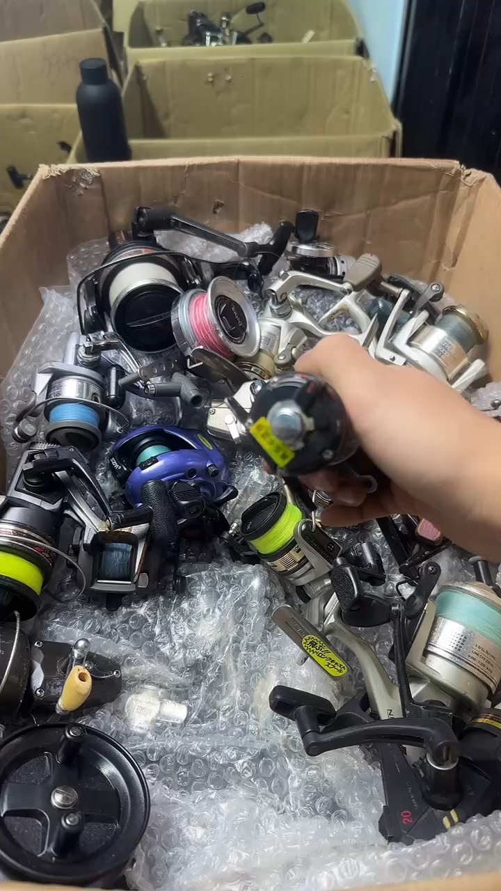 杨***?成色直播间都展示过，看清楚了再下单。孤品微瑕钓鱼轮