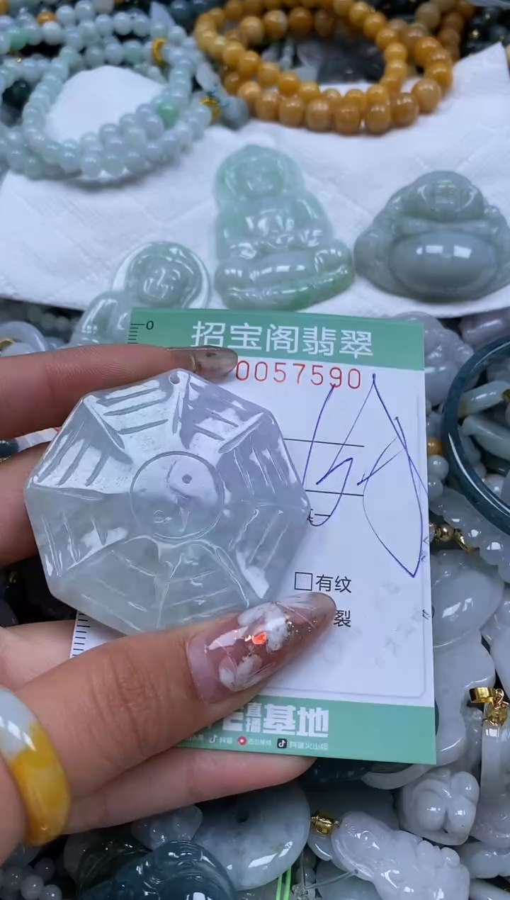 【闪购商品】翡翠颈饰未镶嵌闪购商品0057590