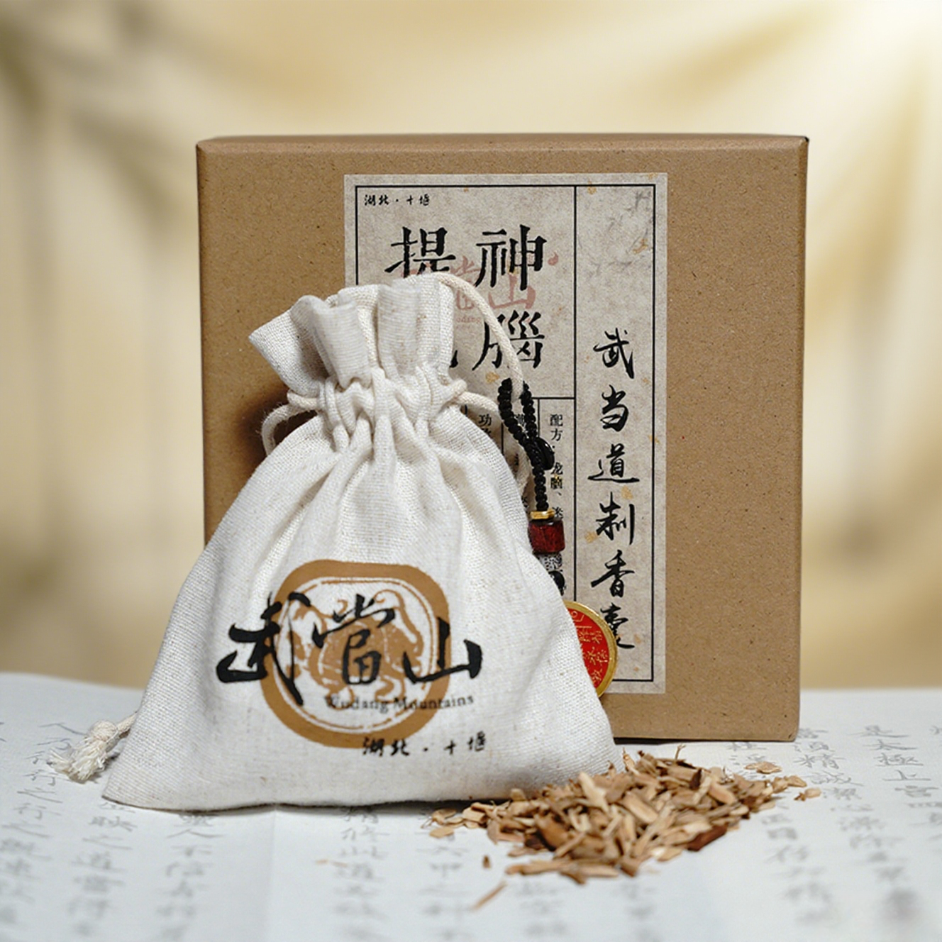 【武当官方】手工非遗香囊提神醒脑避晦驱蚊虫龙脑神农架中草药香囊