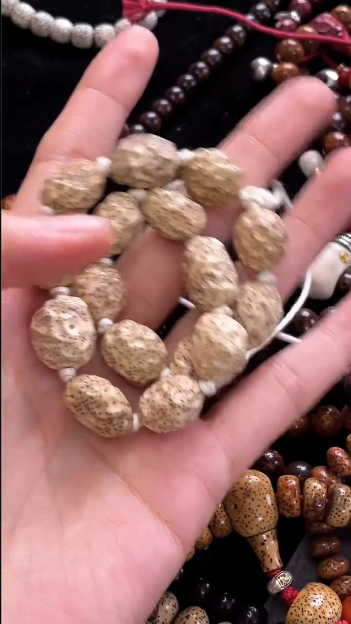 手串星月菩提精工级陈籽星月随形手持