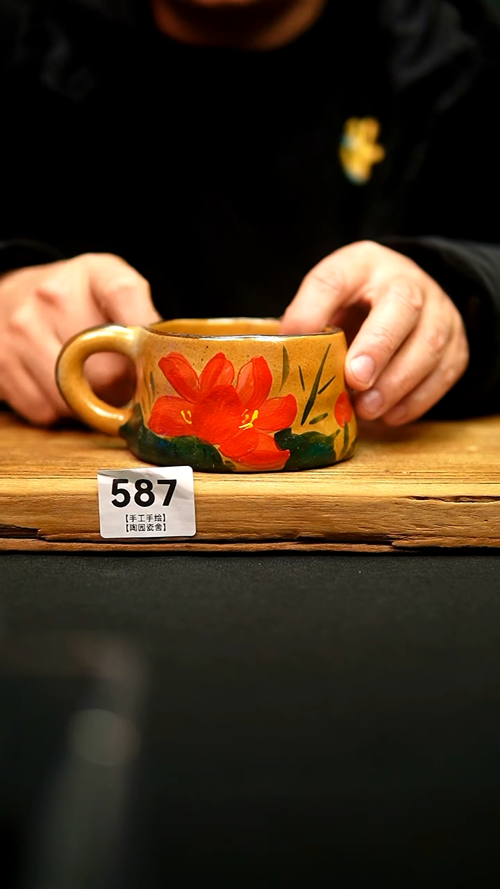 @@陶园瓷舍@@纯手工手绘@高温釉下彩