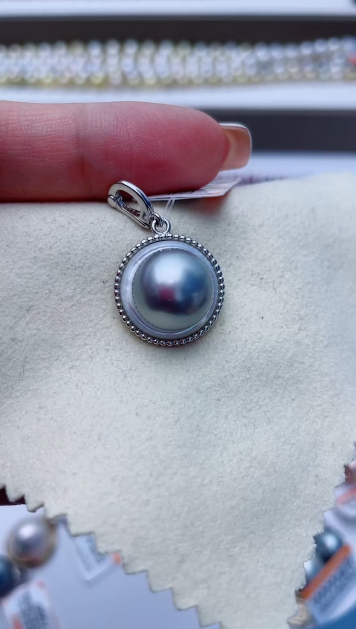 【闪购商品】海水珍珠颈饰银S925镶嵌W22