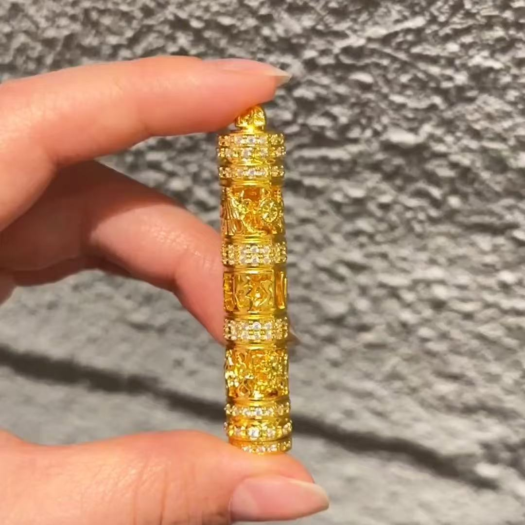 吊坠足银 足银随身佛吊坠挂坠