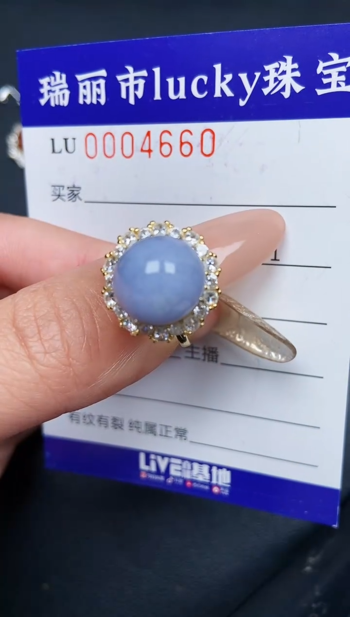 【闪购商品】翡翠颈饰银S925镶嵌4660