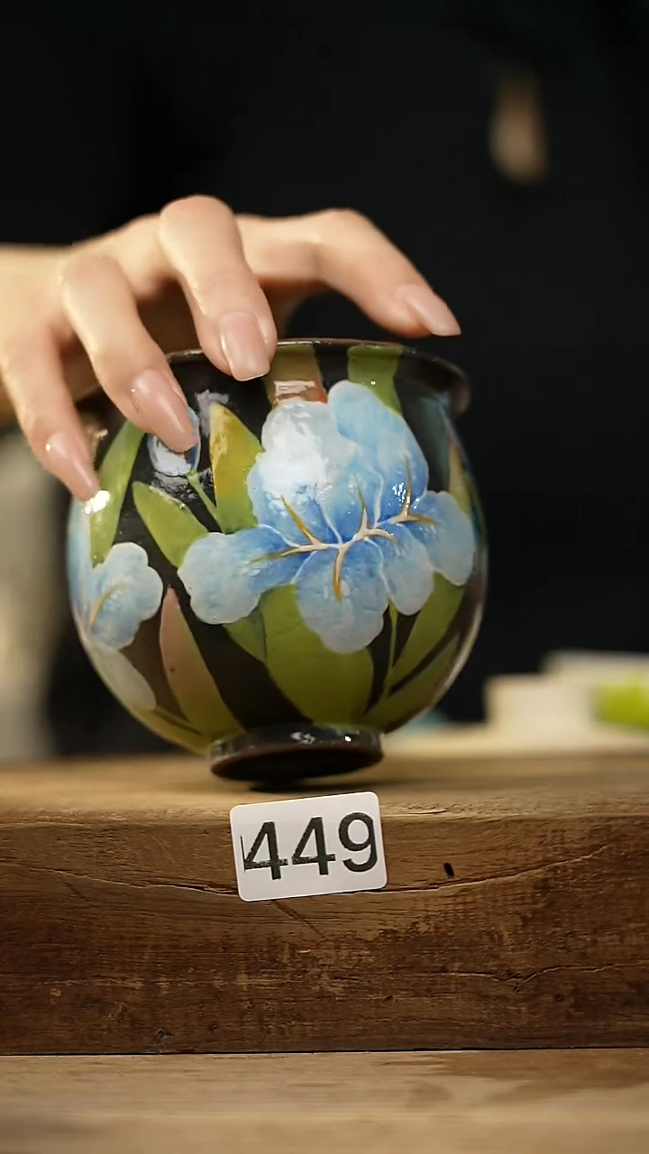 【闪购商品】瓷片油画风·彩绘·设计师石一款