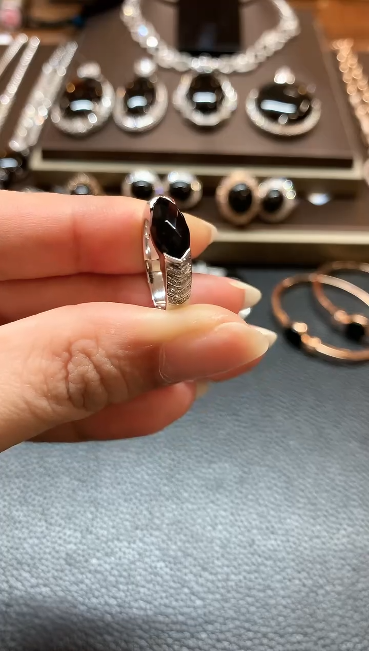 【闪购商品】翡翠戒指18K金镶嵌b11不退换