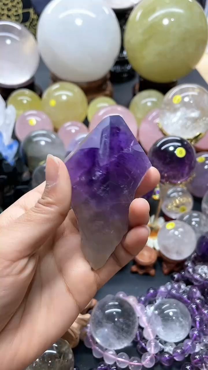 【闪购商品】水晶紫水晶原石未镶嵌紫水晶原石福利购