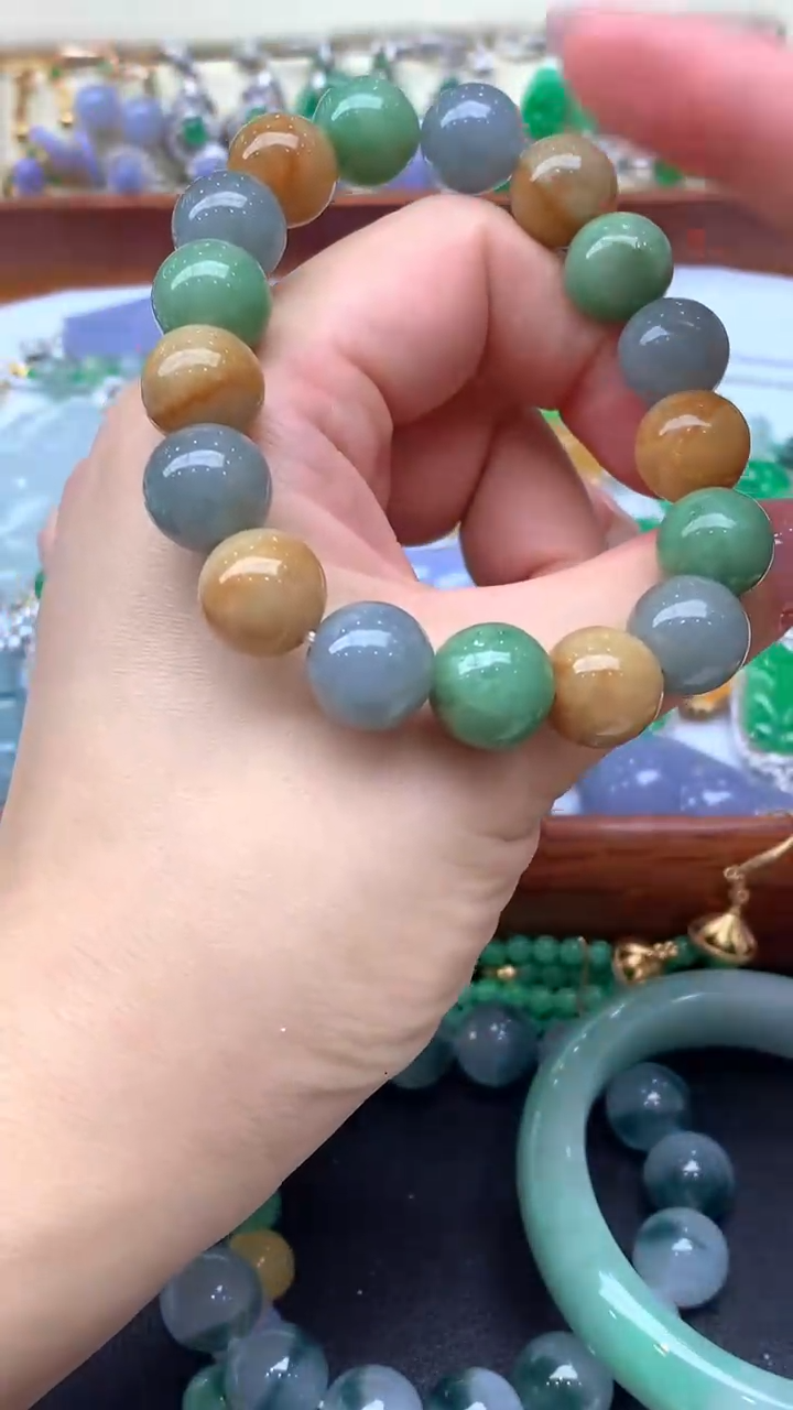 【闪购商品】翡翠手串未镶嵌109-天然翡翠