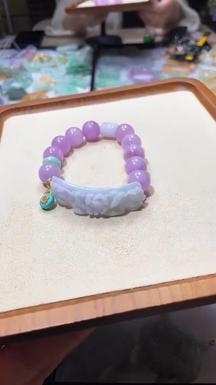 【闪购商品】翡翠手链未镶嵌手牌