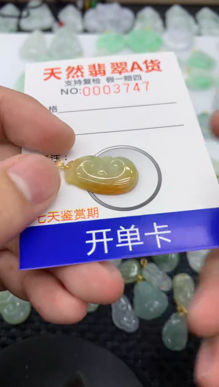 【闪购商品】翡翠颈饰18K金镶嵌111111111111