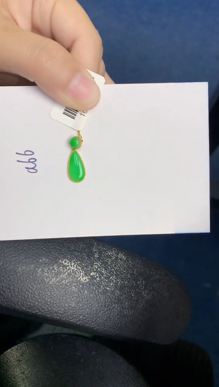 【闪购商品】翡翠颈饰18K金镶嵌000000000