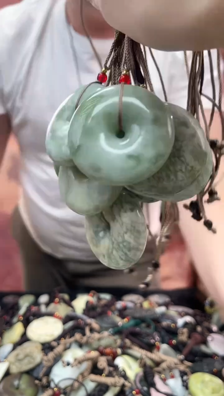 未镶嵌岫玉吊坠多样性发货拍一发一