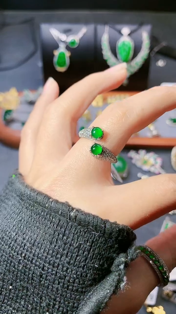 【闪购商品】翡翠戒指未镶嵌戒指