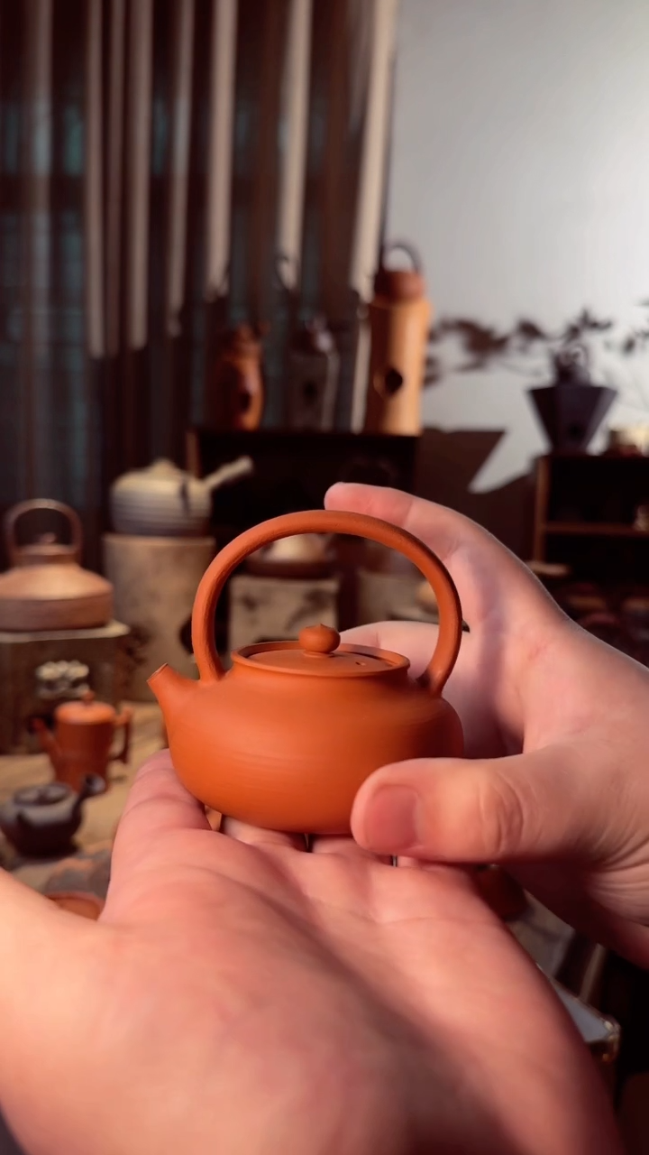 【闪购商品】壶邱老师丹心提梁壶120-130ML 