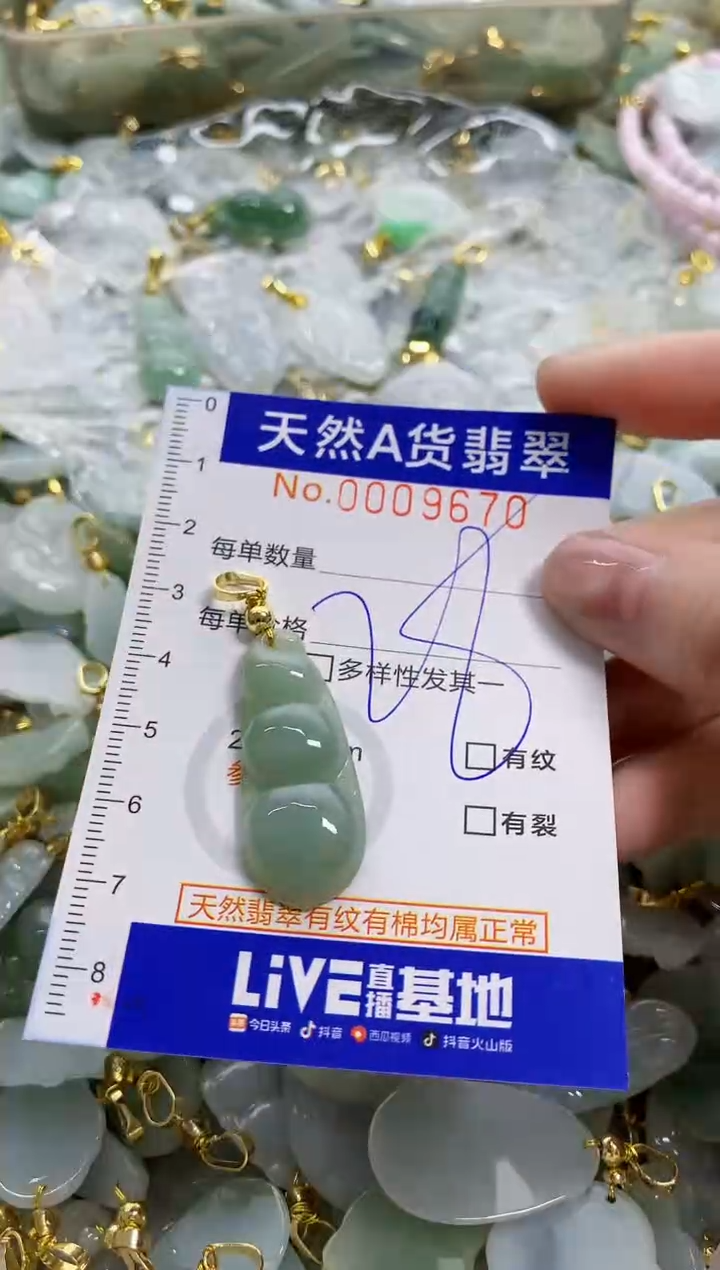 颈饰未镶嵌翡翠天然A货翡翠