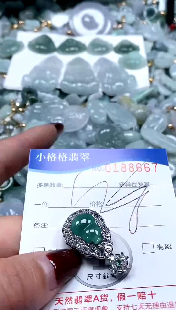 【闪购商品】翡翠颈饰未镶嵌闪购商品0188667