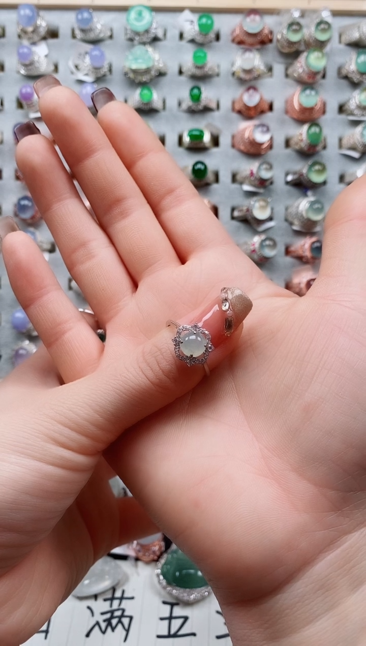 【闪购商品】翡翠戒指未镶嵌盘主女戒专场