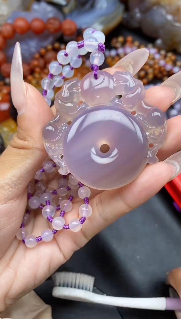 【闪购商品】玛瑙/玉髓颈饰未镶嵌LL