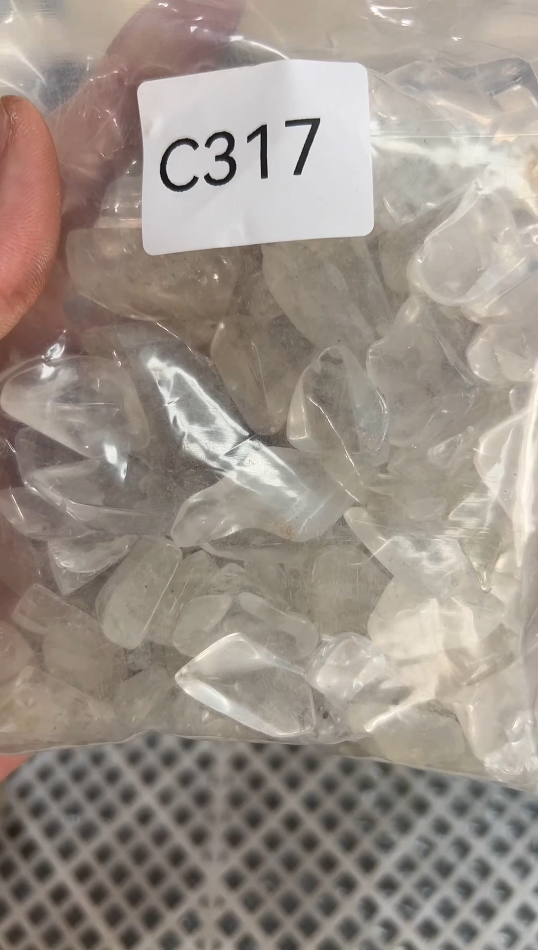 未镶嵌珠宝半成品水晶C317 约400g