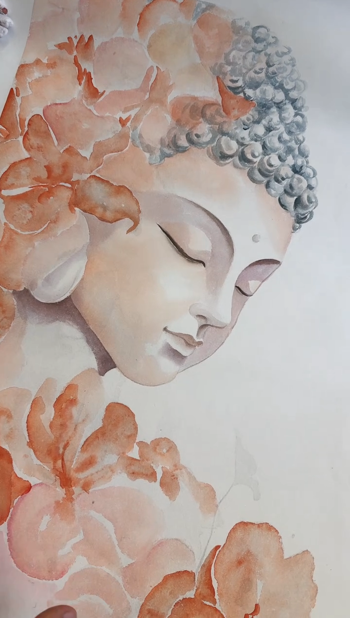 国画25送书众合郝凤先老师作品