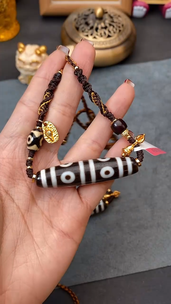 玛瑙/玉髓（覆膜）颈饰未镶嵌八眼锁骨链