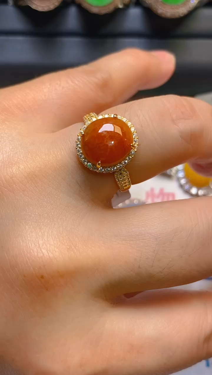 【闪购商品】翡翠耳饰银S925镶嵌天然A货翡翠1
