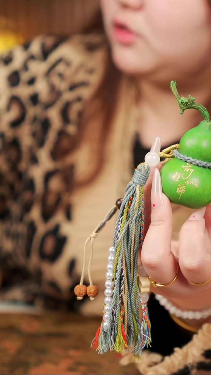 【闪购商品】205灵宝阁漆艺小葫芦车挂59.9