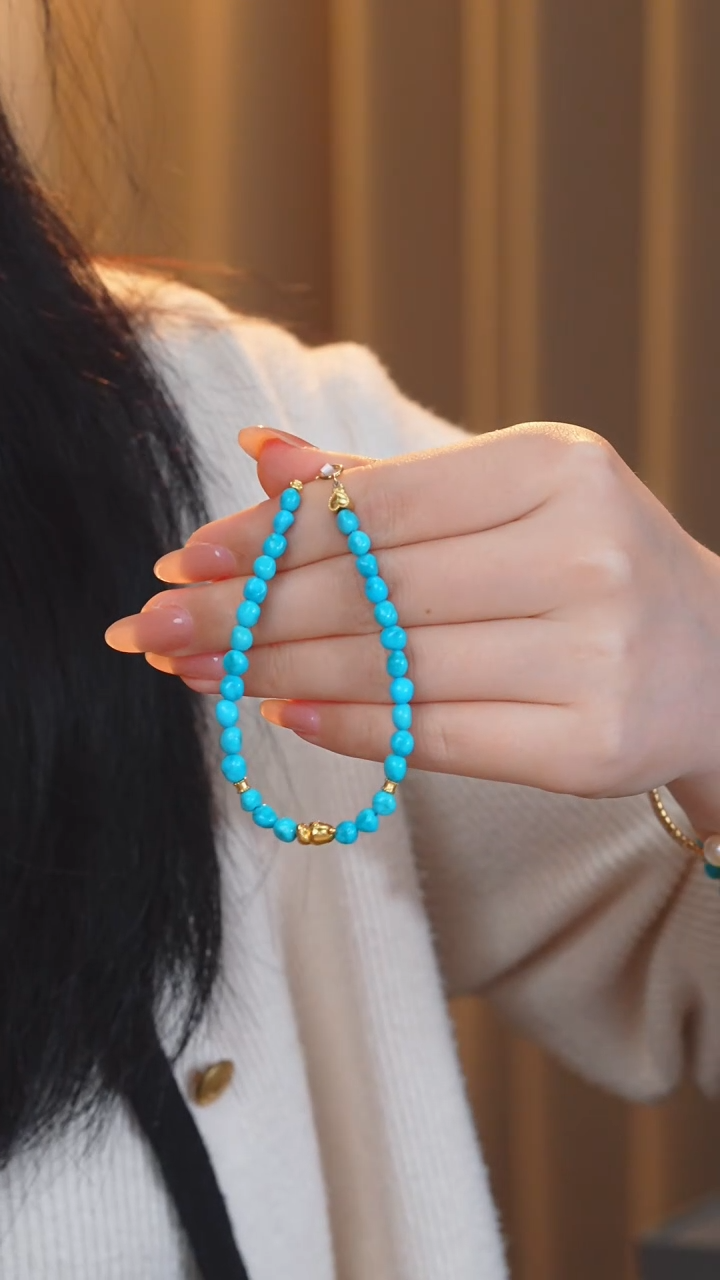 绿松石未镶嵌手链（多样性发一）@@N3991