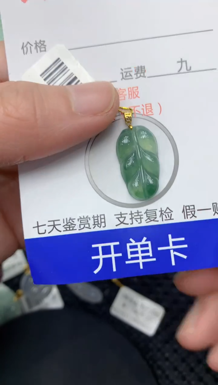 【闪购商品】翡翠颈饰18K金镶嵌11111111111