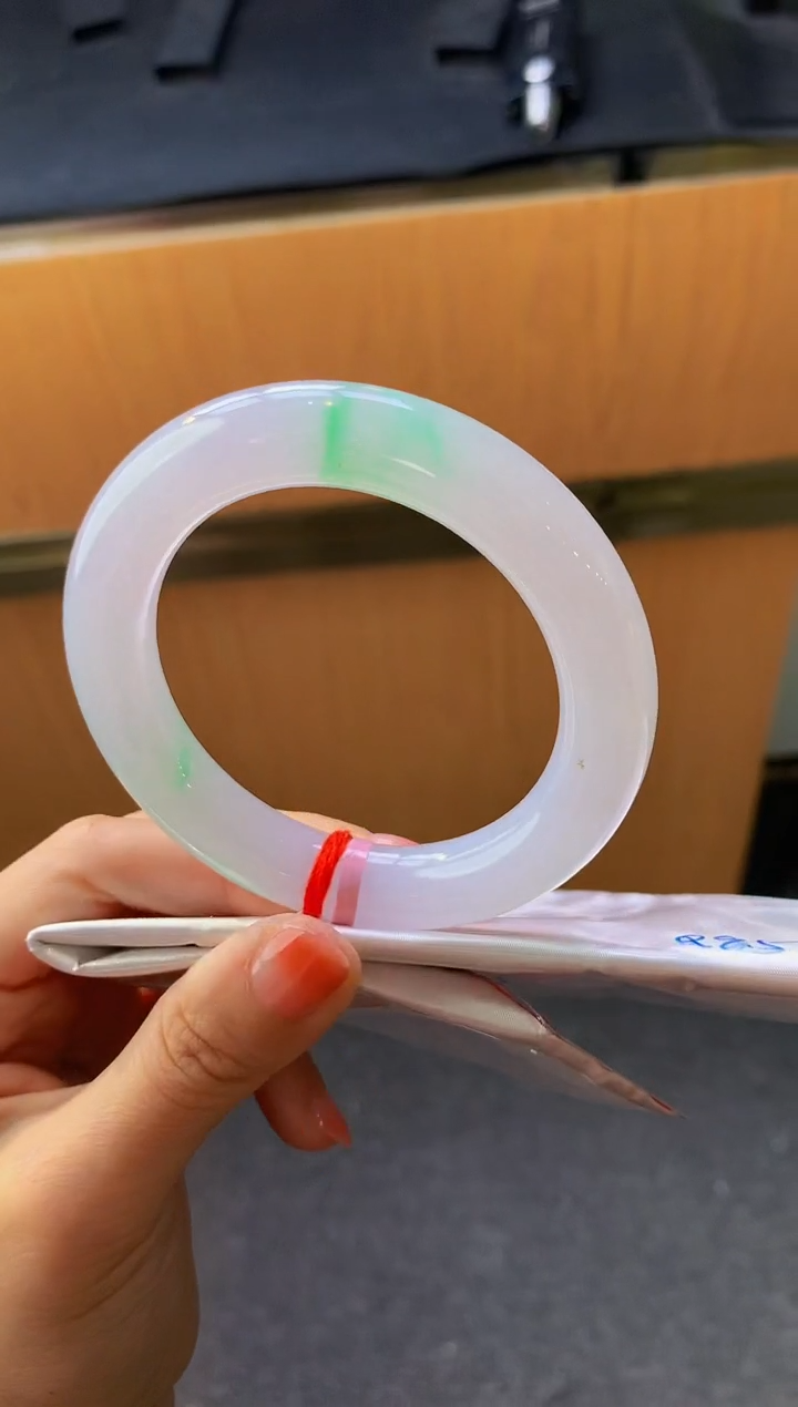 未镶嵌手镯翡翠-Q95 圈口54.2 全款9万 定金2万