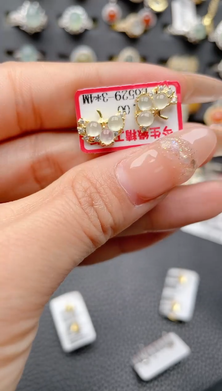 【闪购商品】翡翠戒指银S925镶嵌2222222222  65