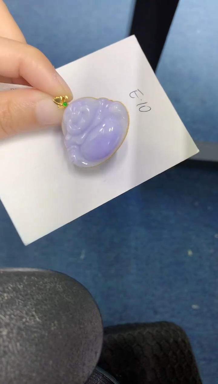 【闪购商品】翡翠颈饰18K金镶嵌000000000