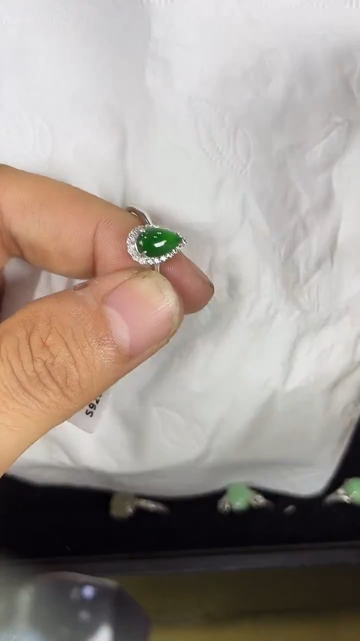 未镶嵌戒指翡翠天然A货翡翠