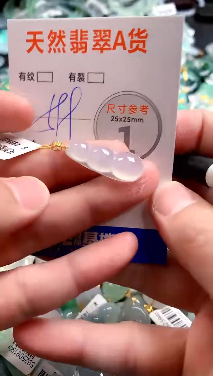 颈饰18K金镶嵌翡翠0517602869