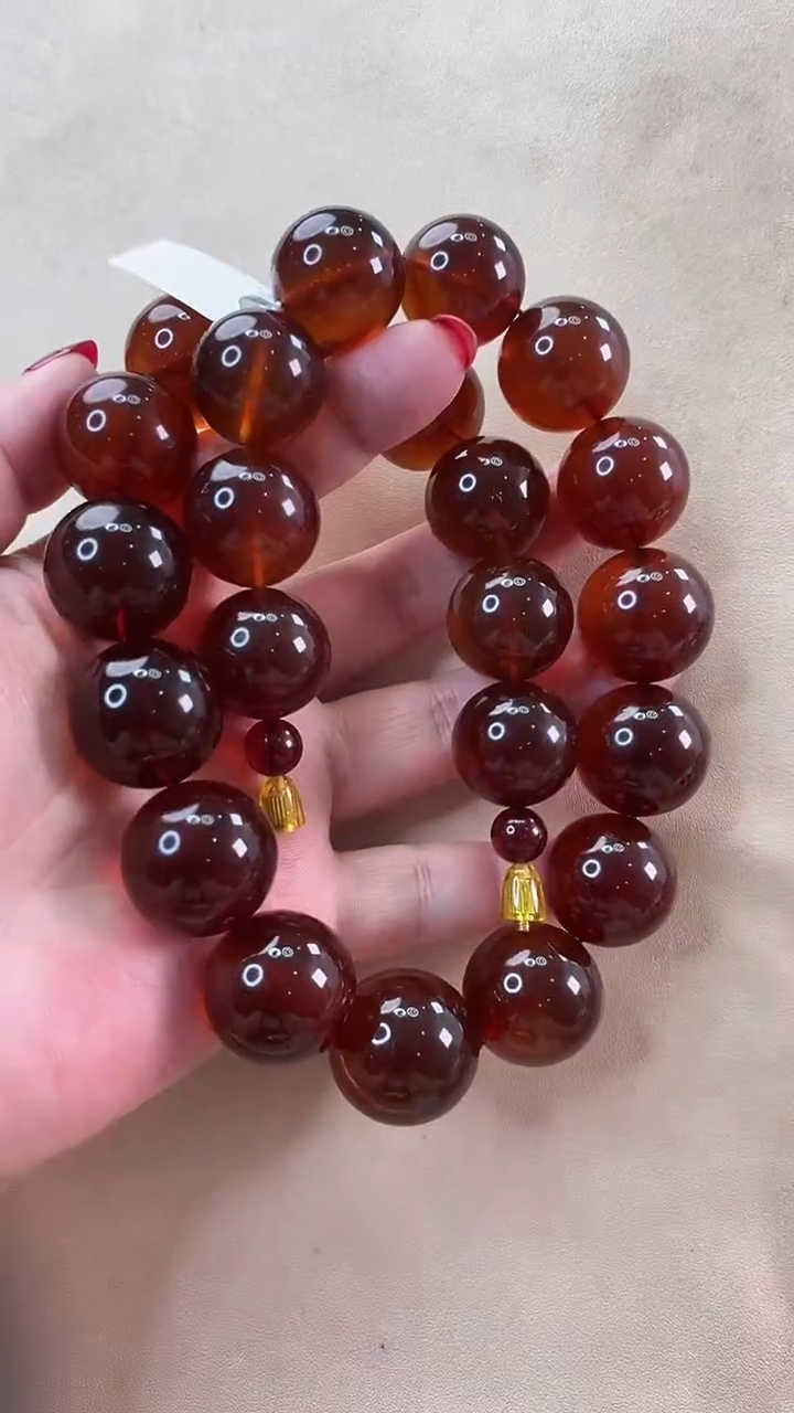 【闪购商品】琥珀颈饰未镶嵌项链