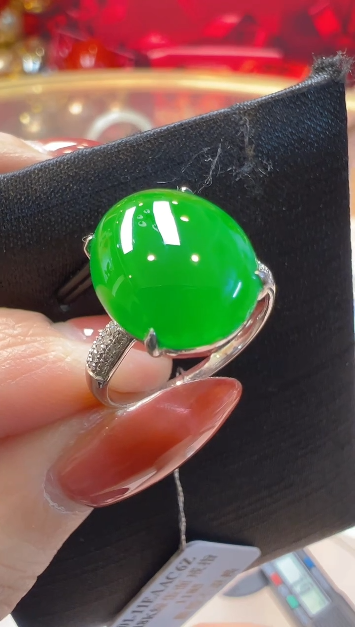 【闪购商品】翡翠戒指18K金镶嵌多样性团购发一件